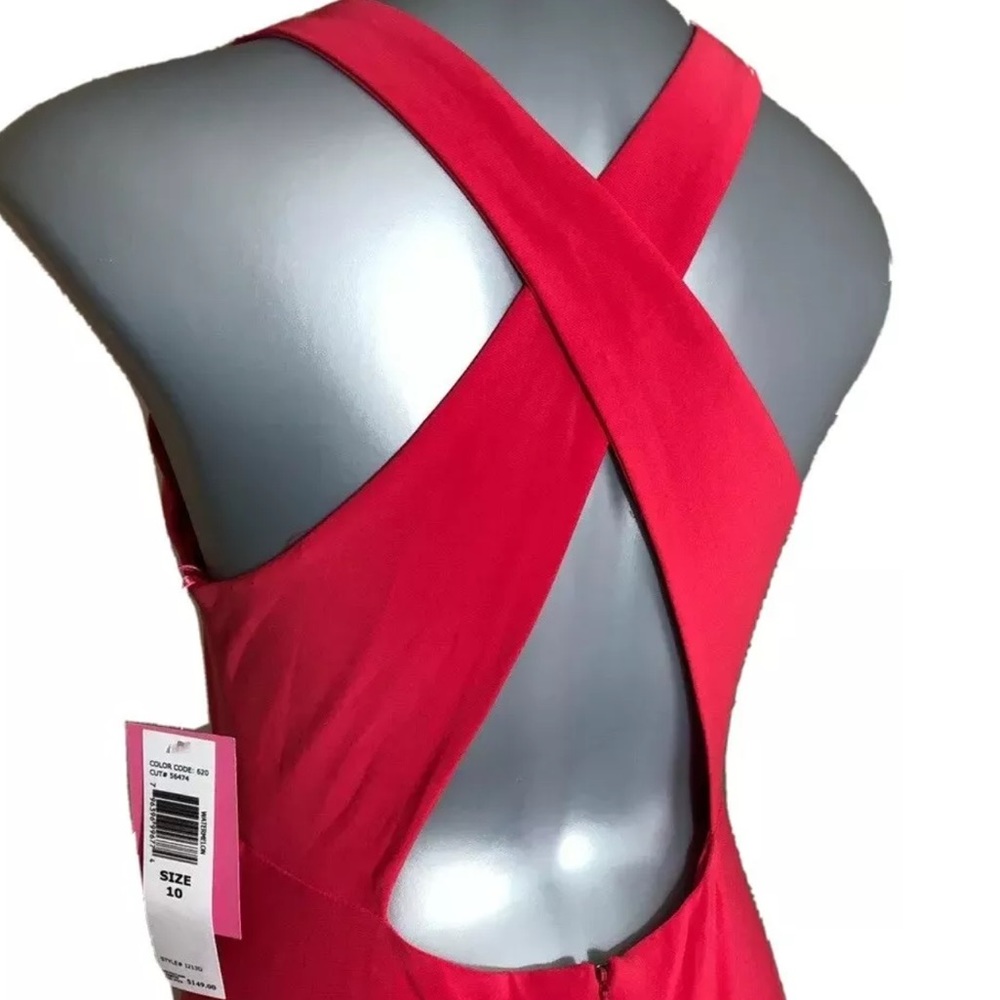 ISAAC MIZRAHI Floor Length Racer Back Dress Sz 10